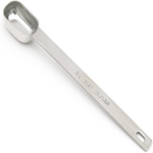 1/2 Teaspoon(1/2 Tsp |2.5 mL | 2.5 cc) Single Measuring Spoon, Stainless  Steel Individual Measuring Spoons, Long Handle Measuring Spoons Only